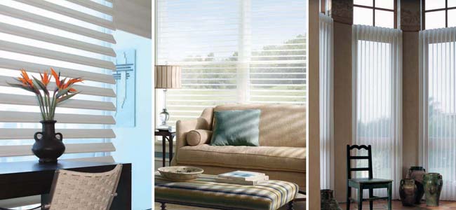 Hunter Douglas Sheer Shading Collection – Pirouette® & Silhouette® Window Shadings & Luminette® Privacy Sheers